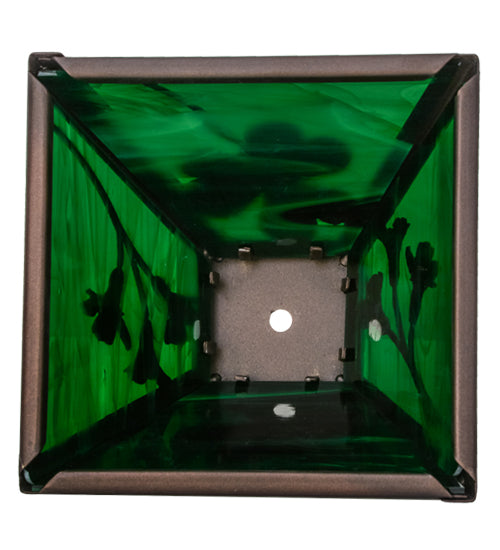 Meyda Tiffany Lighting 154094 Shamrock Shade Lamp Shade Bronze / Dark
