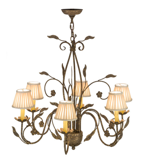 Meyda Tiffany Bordeaux 154148 Chandelier Light - Wrought Iron