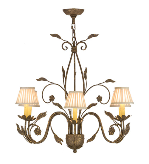 Meyda Tiffany Bordeaux 154148 Chandelier Light - Wrought Iron