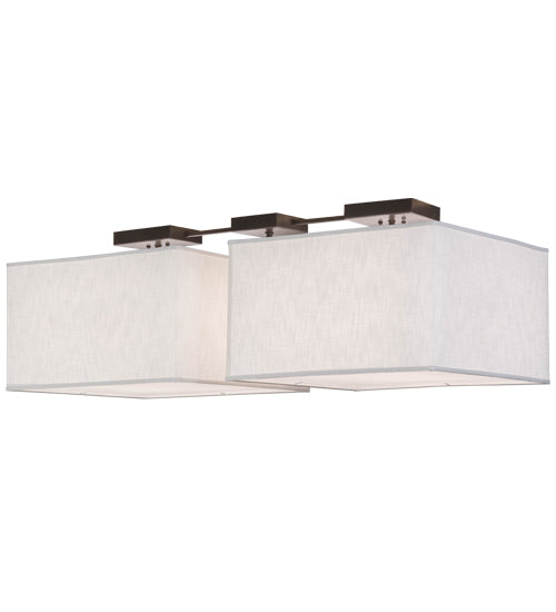 Meyda Tiffany Quadrato 154167 Ceiling Light - Timeless Bronze