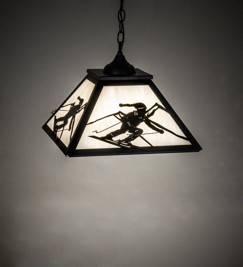 Meyda Tiffany Alpine 15422 Pendant Light - Nickel, Chrome