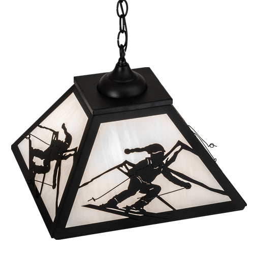 Meyda Tiffany Alpine 15422 Pendant Light - Nickel, Chrome