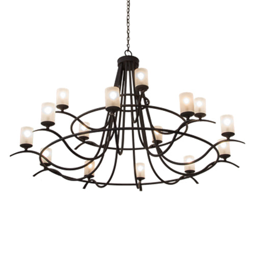 Meyda Tiffany Octavia 154234 Chandelier Light - Craftsman Brown