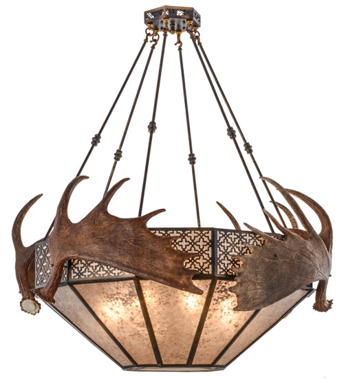 Meyda Tiffany Antlers 154279 Pendant Light - Antique Copper