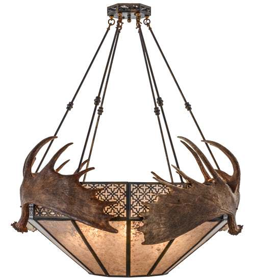 Meyda Tiffany Antlers 154279 Pendant Light - Antique Copper