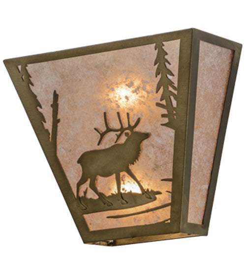 Meyda Tiffany Elk Creek 154317 Wall Light - Antique Copper