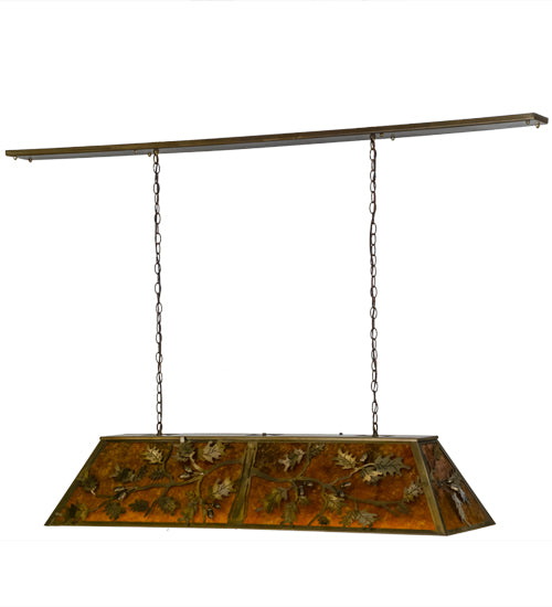Meyda Tiffany Oak Leaf & Acorn 154388 Pendant Light - Antique Copper