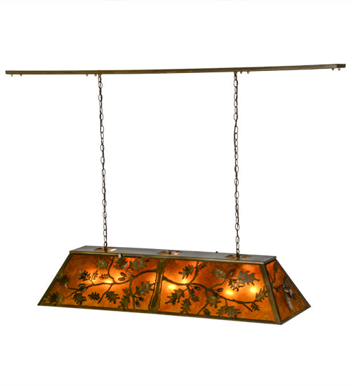 Meyda Tiffany Oak Leaf & Acorn 154388 Pendant Light - Antique Copper