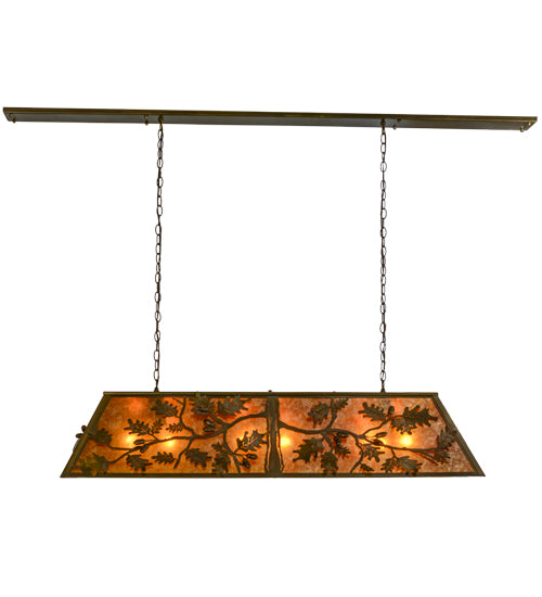 Meyda Tiffany Oak Leaf & Acorn 154388 Pendant Light - Antique Copper