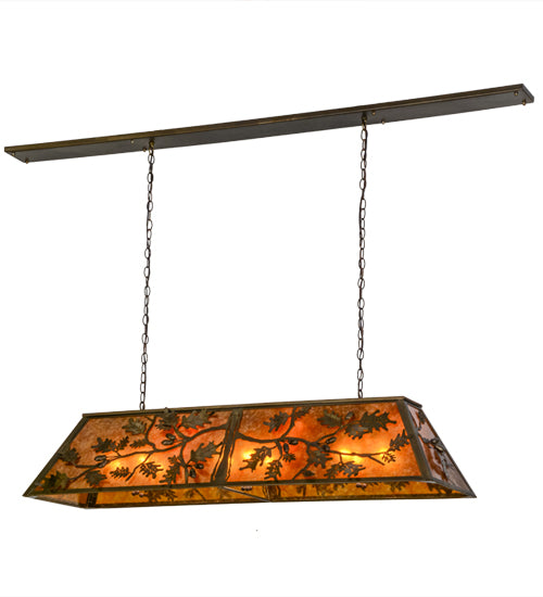 Meyda Tiffany Oak Leaf & Acorn 154388 Pendant Light - Antique Copper