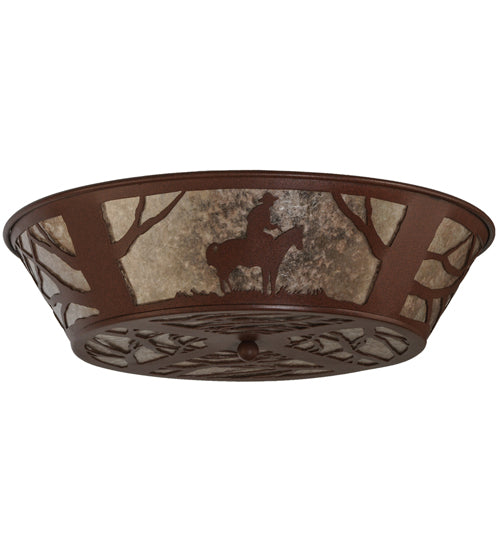 Meyda Tiffany Cowboy 15438 Ceiling Light - Rust