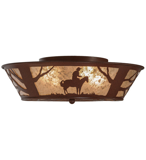 Meyda Tiffany Cowboy 15438 Ceiling Light - Rust