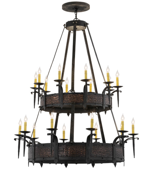 Meyda Tiffany Costello 154400 Chandelier Light - Burnished Copper