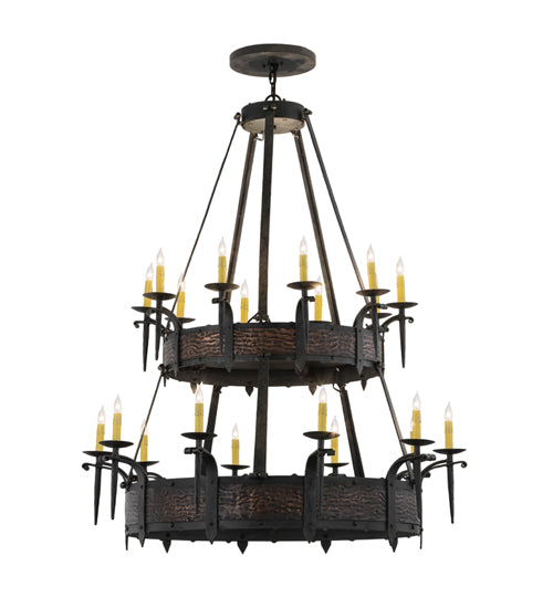 Meyda Tiffany Costello 154400 Chandelier Light - Burnished Copper