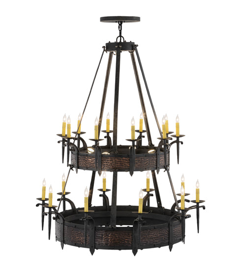 Meyda Tiffany Costello 154400 Chandelier Light - Burnished Copper