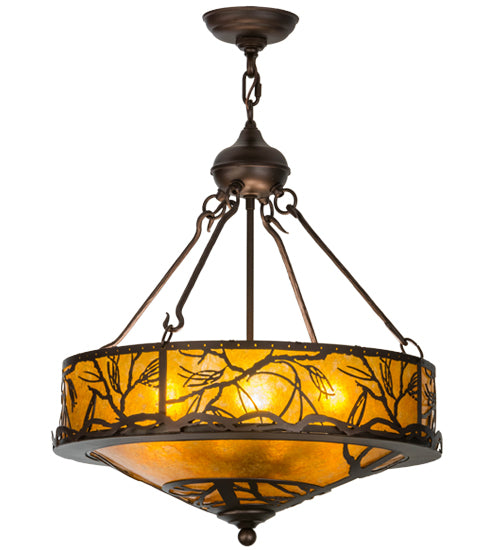 Meyda Tiffany Branches 154443 Pendant Light - Mahogany Bronze