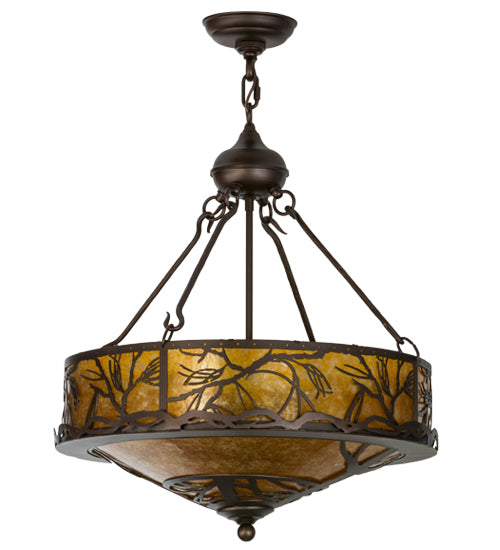 Meyda Tiffany Branches 154443 Pendant Light - Mahogany Bronze
