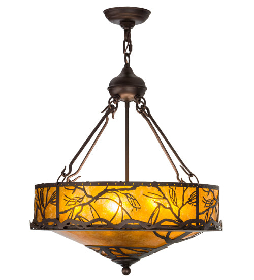 Meyda Tiffany Branches 154443 Pendant Light - Mahogany Bronze