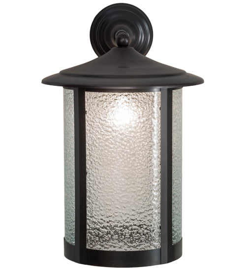 Meyda Tiffany Lighting 154578 Fulton One Light Wall Sconce Outdoor Bronze / Dark