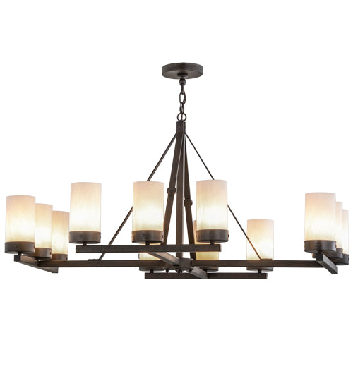 Meyda Tiffany Parker 154636 Chandelier Light - Rust