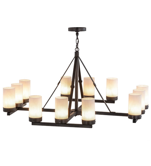 Meyda Tiffany Parker 154636 Chandelier Light - Rust