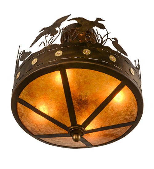 Meyda Tiffany Ducks In Flight 154743 Ceiling Light - Antique Copper