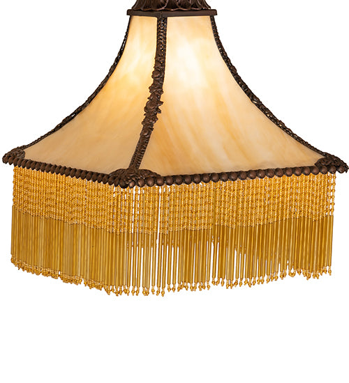 Meyda Tiffany Lighting 15488 Victoria Shade Lamp Shade Craftsman Brown