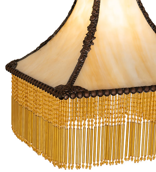 Meyda Tiffany Lighting 15488 Victoria Shade Lamp Shade Craftsman Brown