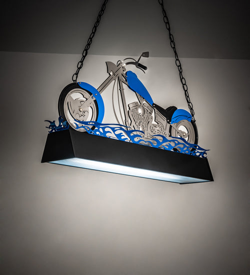 Meyda Tiffany Motorcycle 154966 Pendant Light - Nickel