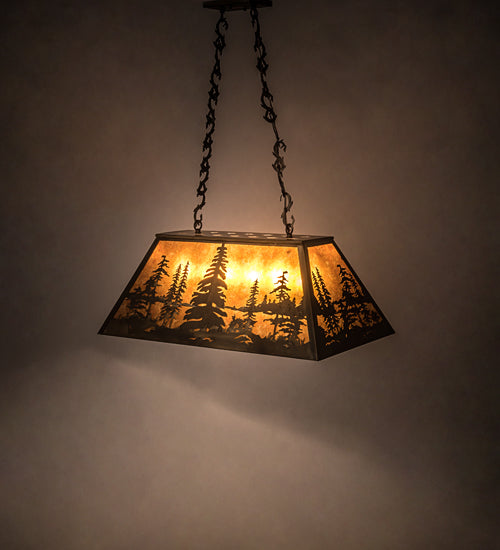 Meyda Tiffany Tall Pines 154998 Pendant Light - Antique Copper