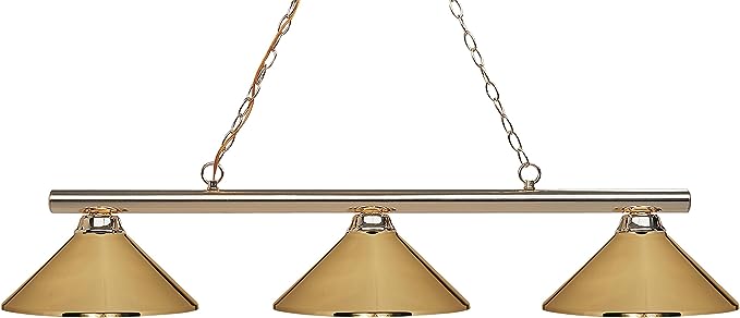 Z-Lite Sharp Shooter 155-3PB-MPB Pendant Light - Polished Brass
