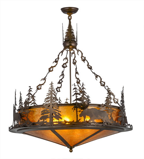 Meyda Tiffany Wildlife At Dusk 155008 Pendant Light - Antique Copper