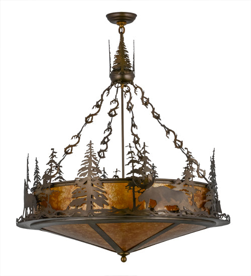 Meyda Tiffany Wildlife At Dusk 155008 Pendant Light - Antique Copper