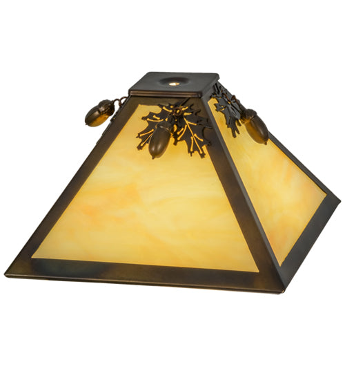 Meyda Tiffany Lighting 155014 Oak Leaf & Acorn Shade Lamp Shade Bronze / Dark
