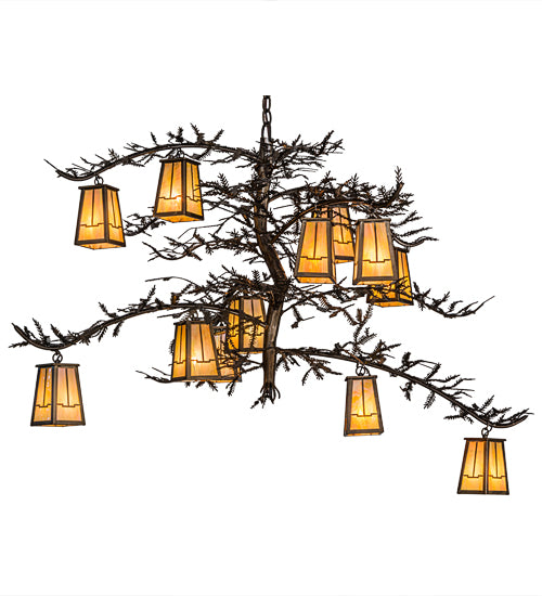 Meyda Tiffany Pine Branch 155019 Chandelier Light - Antique Copper