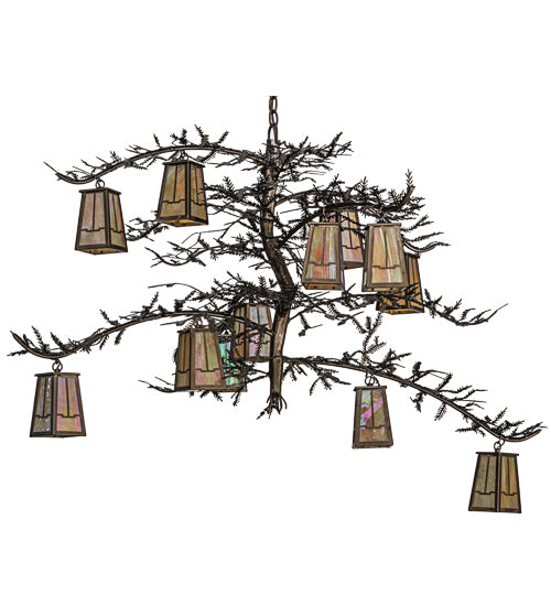 Meyda Tiffany Pine Branch 155019 Chandelier Light - Antique Copper