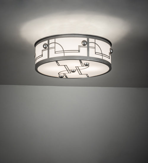 Meyda Tiffany Revival 15514 Ceiling Light - Nickel