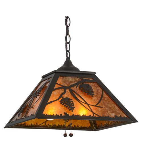 Meyda Tiffany Whispering Pines 155142 Pendant Light - Oil Rubbed Bronze