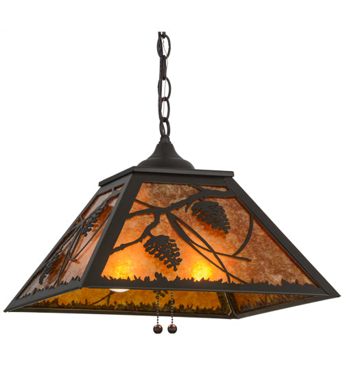 Meyda Tiffany Whispering Pines 155142 Pendant Light - Oil Rubbed Bronze