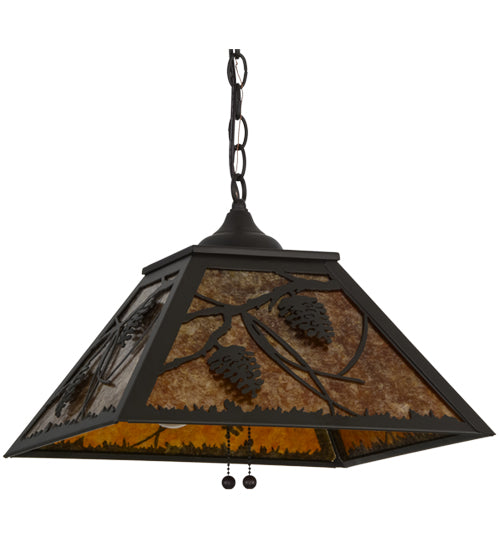 Meyda Tiffany Whispering Pines 155142 Pendant Light - Oil Rubbed Bronze