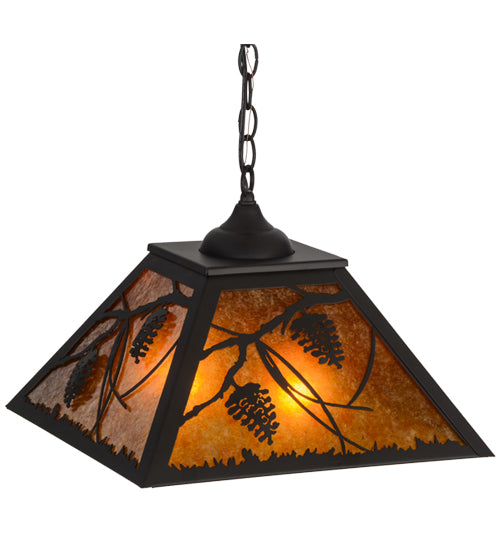 Meyda Tiffany Whispering Pines 155142 Pendant Light - Oil Rubbed Bronze