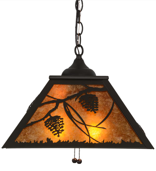 Meyda Tiffany Whispering Pines 155142 Pendant Light - Oil Rubbed Bronze