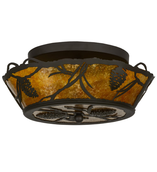 Meyda Tiffany Whispering Pines 155143 Ceiling Light - Oil Rubbed Bronze