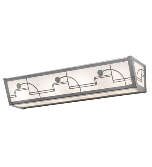 Meyda Tiffany Revival 15516 Bath Vanity Light 24 in. wide - Nickel