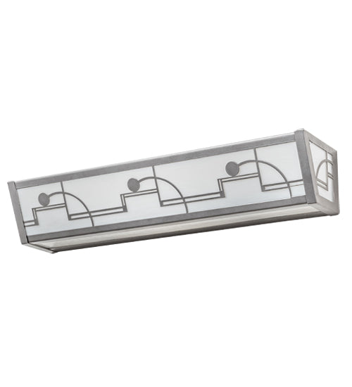 Meyda Tiffany Revival 15516 Bath Vanity Light 24 in. wide - Nickel