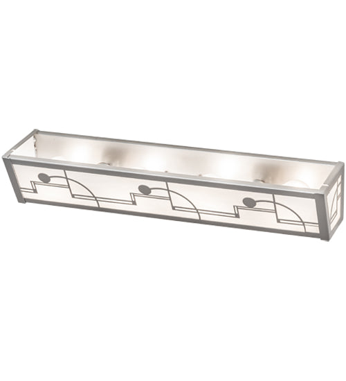 Meyda Tiffany Revival 15516 Bath Vanity Light 24 in. wide - Nickel