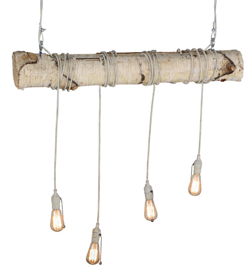 Meyda Tiffany Hounds Tooth 155182 Pendant Light - Natural Wood