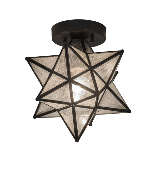 Meyda Tiffany Moravian Star 155264 Ceiling Light - Clear Seedy