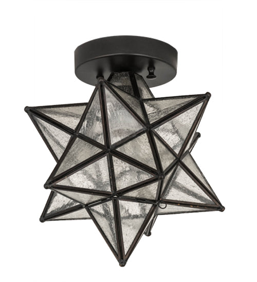 Meyda Tiffany Moravian Star 155264 Ceiling Light - Clear Seedy