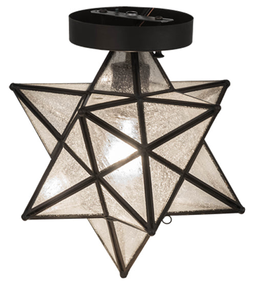 Meyda Tiffany Moravian Star 155264 Ceiling Light - Clear Seedy
